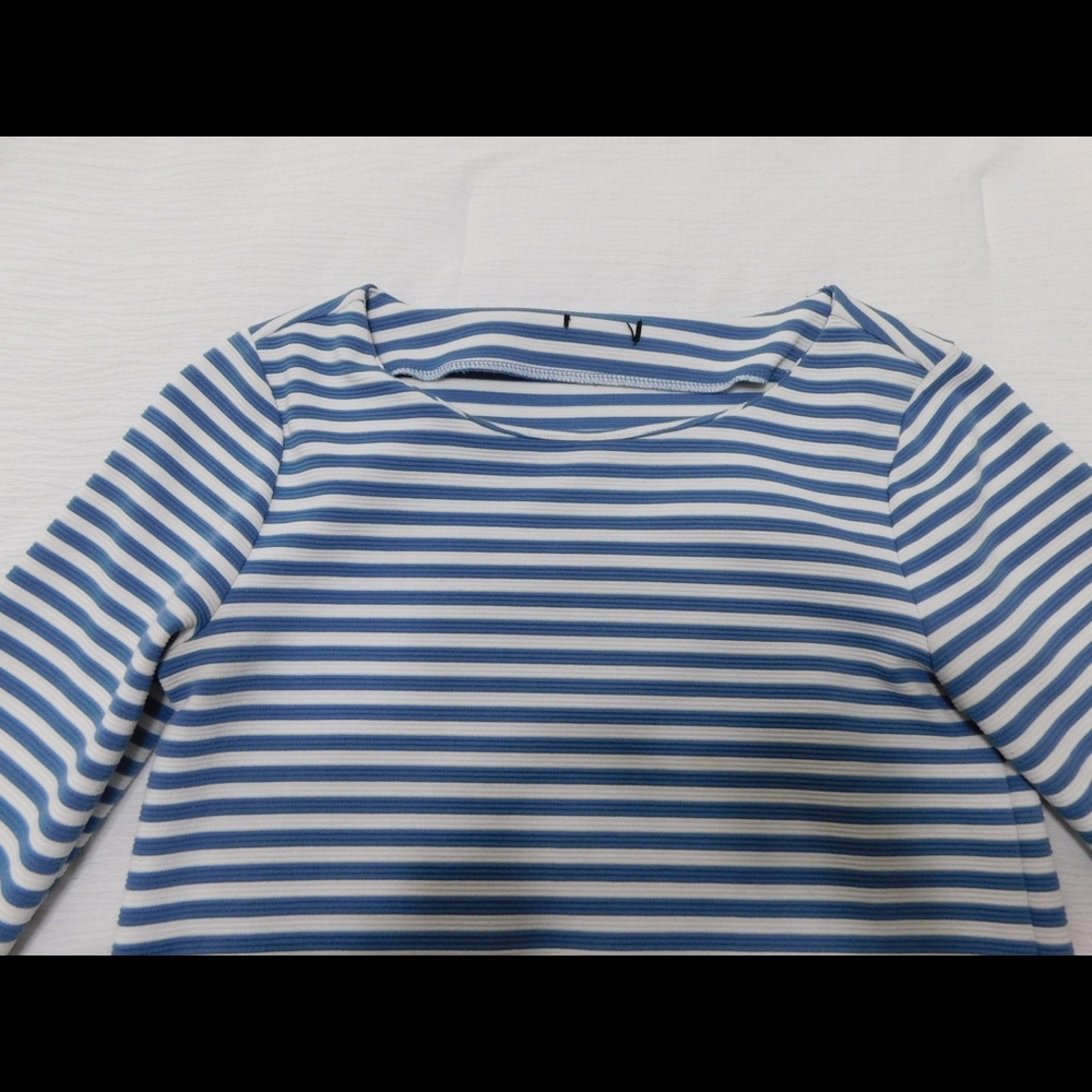 Blue stripped blouse
